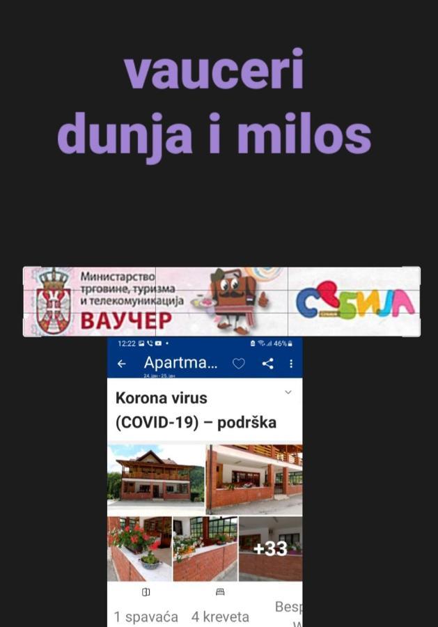 Apartman Dunja I Milos 莫克拉戈拉 外观 照片